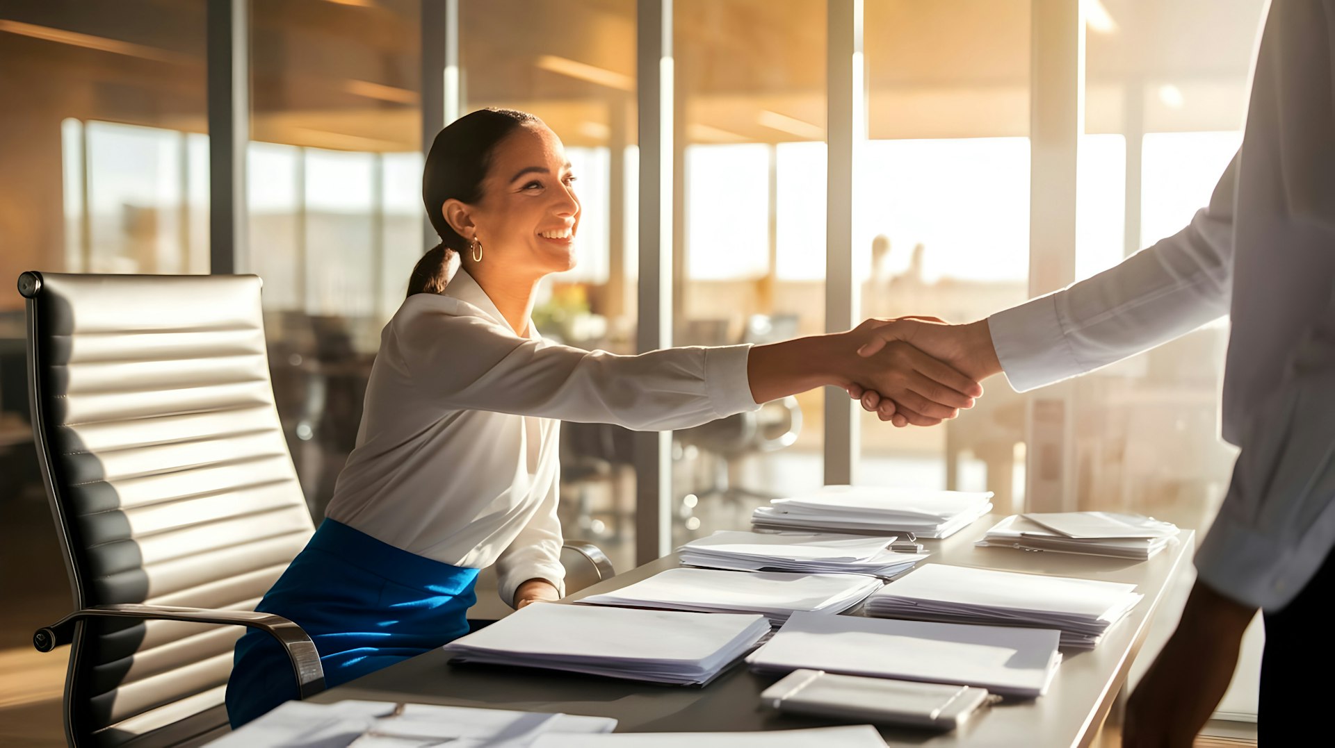 Coach finanziario professionale che fornisce consulenza per la gestione del patrimonio
